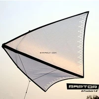 104cm white delta single line kites for adults outdoor kitesurfing professional flying sport fun with 5m tail bag