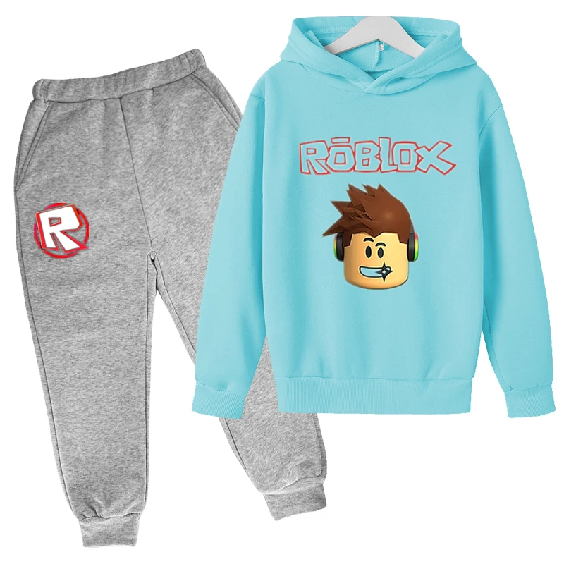 

Jogging Game Clothes Robloxing Hoodies Boy Sets Kids Clothes Girls Teens Sweatshirt Pants Children's Clothing Set Spring Fall