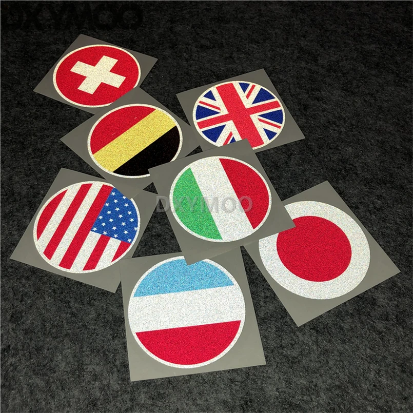 National Flag Made In France Japan Italy Car Styling Decal Auto Oil Tank Motorcycle Bike Helmet Decorate Sticker | Автомобили и