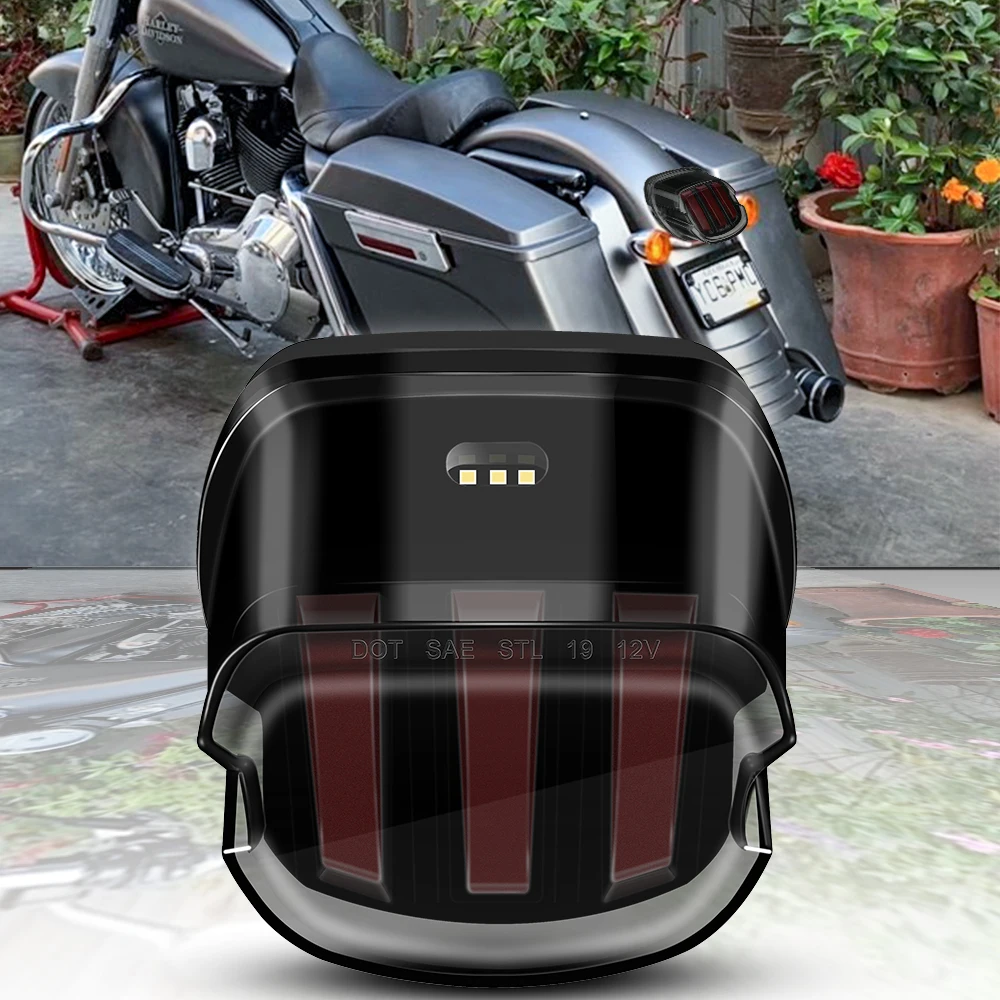 Светодиодный задний тормозной светильник для Harley Dyna Fat Boy FLSTF ночной поезд FXSTB Softail