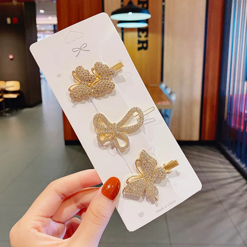

1Set Handmade Pearls Hair Clips Pin for Women Fashion Geometric Flower Barrettes Headwear Girls Sweet Hairpins Hair Accessorie