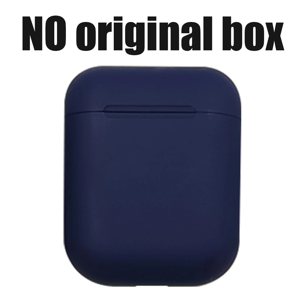 i12D navy blue nobox I12 tws оригинальные матовые беспроводные наушники 5,0 bluetooth наушники сенсорные мини-наушники i12tws наушники для мобильных телефонов - Цвет: i12D navy blue nobox