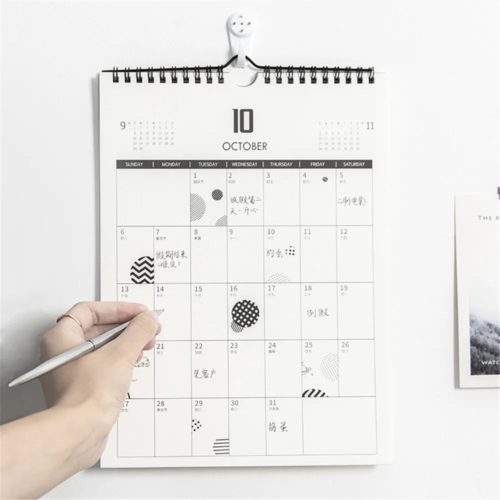 

1PC 2021 Creative Wall Calendar Agenda 365 Days Daily Planner Notes To Do List Tearable Calendar Decoration Home Office Calendar