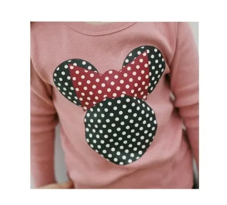 Новая Осенняя детская одежда милая рубашка с длинными рукавами и вышивкой для