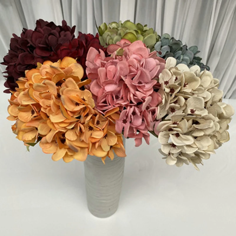Свадебная имитация растения цветок настенная Гортензия свадебная Одноручная