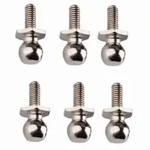 6PCS HSP 02038 금속 볼 헤드 나사 1/10 RC 모델 자동차 플라잉 피쉬 94103 94105 94106 94107 94155 94177 94112 94170