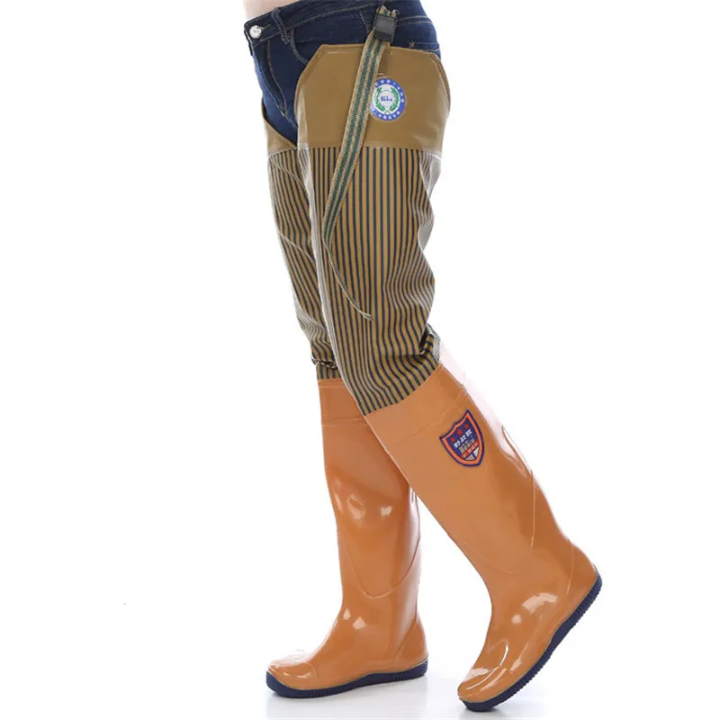 

Сапоги рыболовные мягкие, водостойкие, выше колена, из ПВХ, 0,7 мм