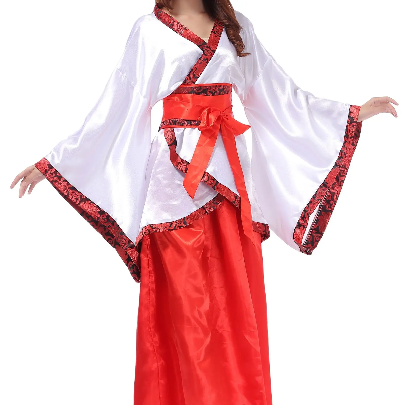 Женская одежда для фотосъемки Hanfu Китайский народный танцевальный костюм