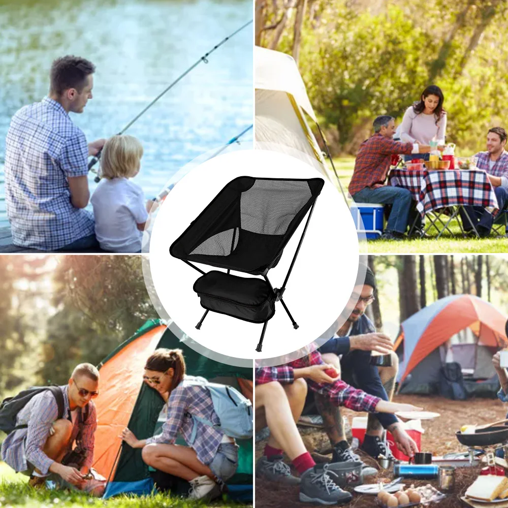 en Ucuz Seyahat Ultralight Katlanır Sandalye Superhard Yüksek Yük Açık Kamp Sandalyesi Taşınabilir Plaj Yürüyüş Piknik Koltuk Balıkçılık Araçları Sandalye