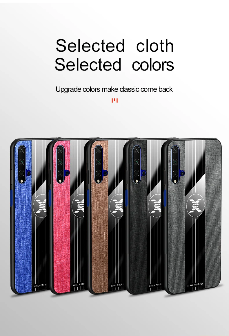 Чехол для huawei honor 20 Pro, роскошная жесткая ткань с кольцом, магнитный штатив, тонкая защитная задняя крышка для huawei honor 20 20pro honor 20