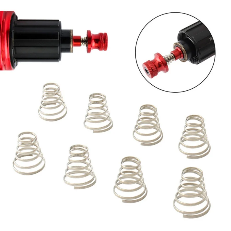 

8 шт./компл. велосипедная БЫСТРОРАЗЪЕМНАЯ скошенная Замена пружин для велосипеда передняя/задняя колесная скошенная пружины велосипедные ч...