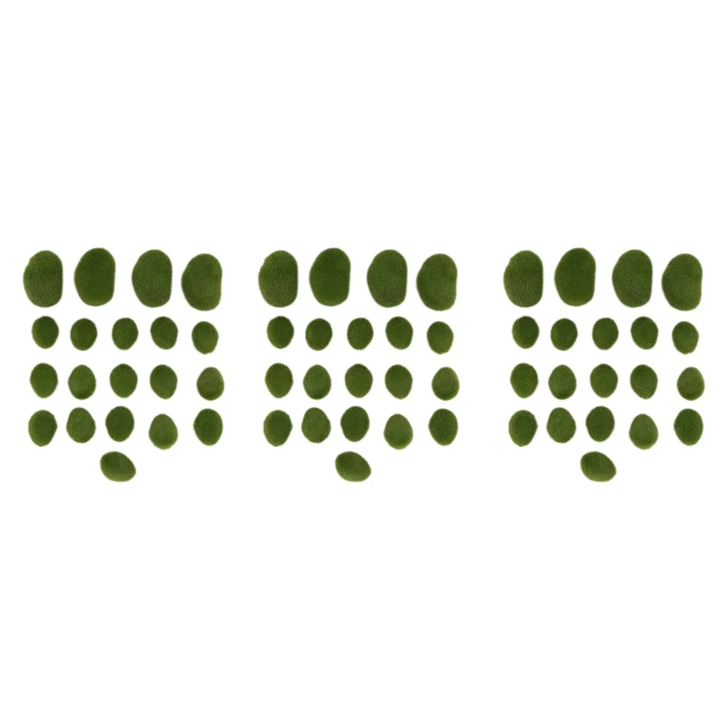 

60 шт., Декоративные искусственные камни, 2 размера