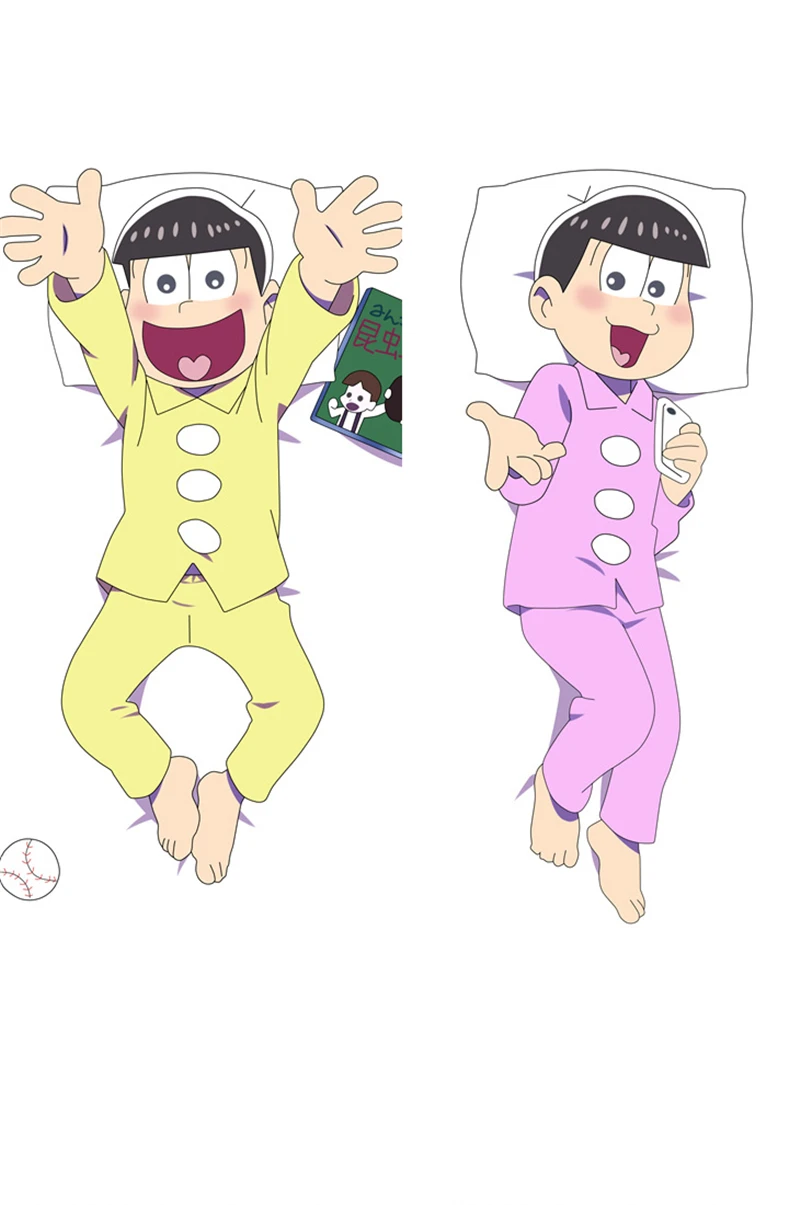 Mr. Osomatsu-san Matsuno Karamatsu Choromatsu Ichimatsu Todomatsu Jyushimatsu Cosplay Pillow Case Dakimakura Hugging Body | Тематическая