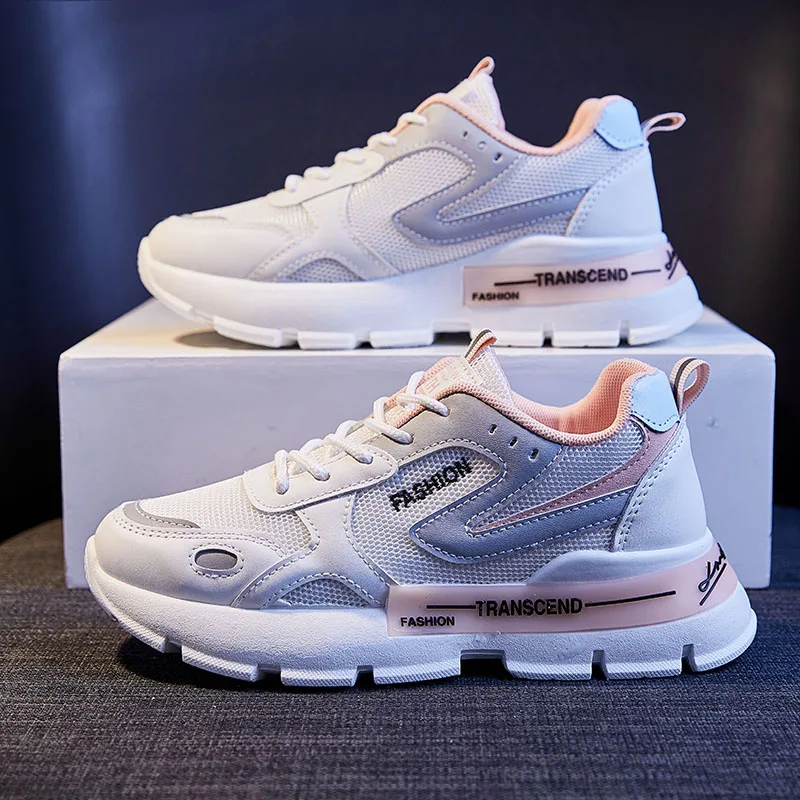 

Women Breathable Casual Shoes Running Shoes Outdoor Light Weight Sports Shoes Lace Up Walking Sneakers