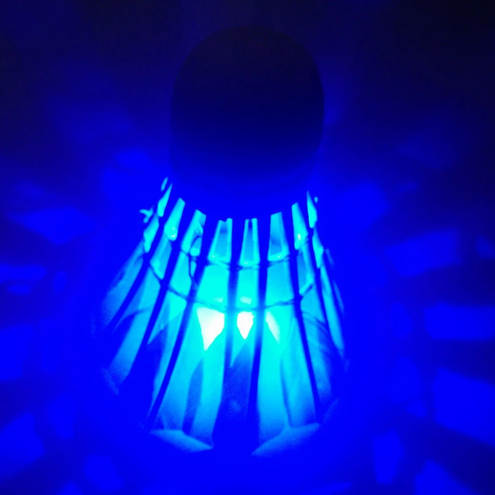 Brand New Birdies Lighting Dark Night Colorful LED Badminton Shuttlecock |