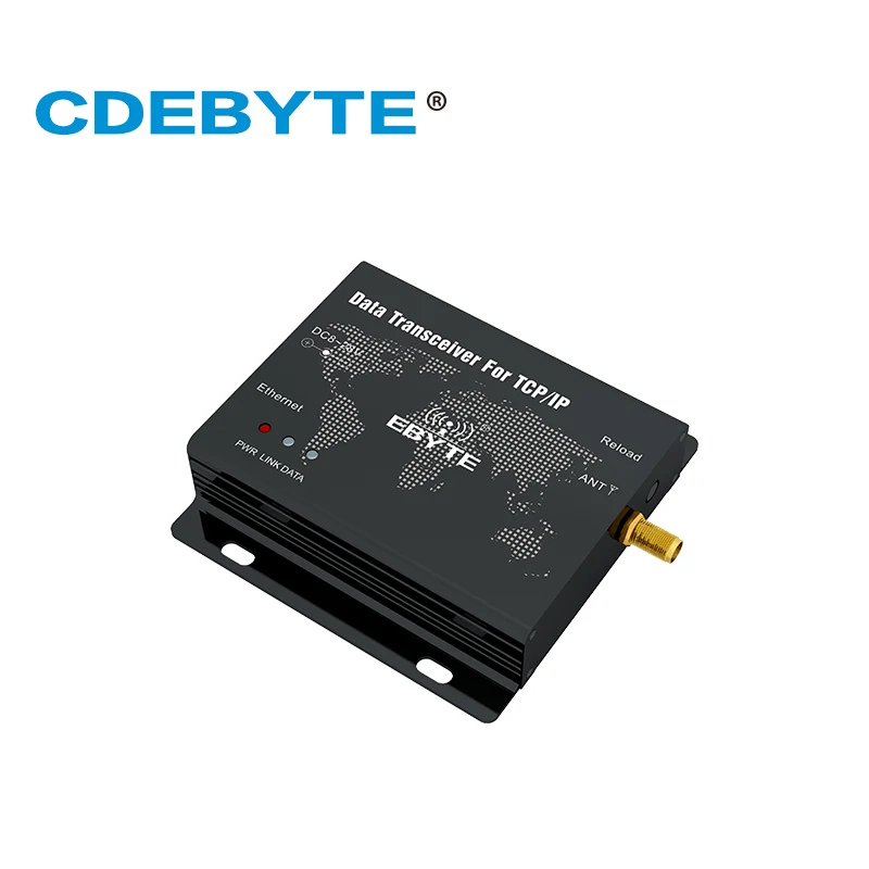 RJ45 Ethernet New LoRa SX1262 22dBm 915MHz TCP UDP Serial Port Wireless Transceiver Modem E90-DTU(900SL22-ETH)