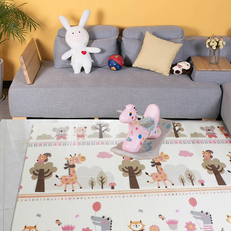 80*180 см детские игрушки игровой коврик складной мультяшный детский пазл