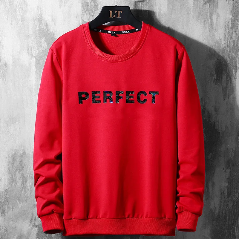 

2022 New Spring Autumn OVERSize L-6XL 7XL 8XL Red Black Streetwear Hoodies Men'S Hip Hop Long Sleeves Streets Sweatshirt