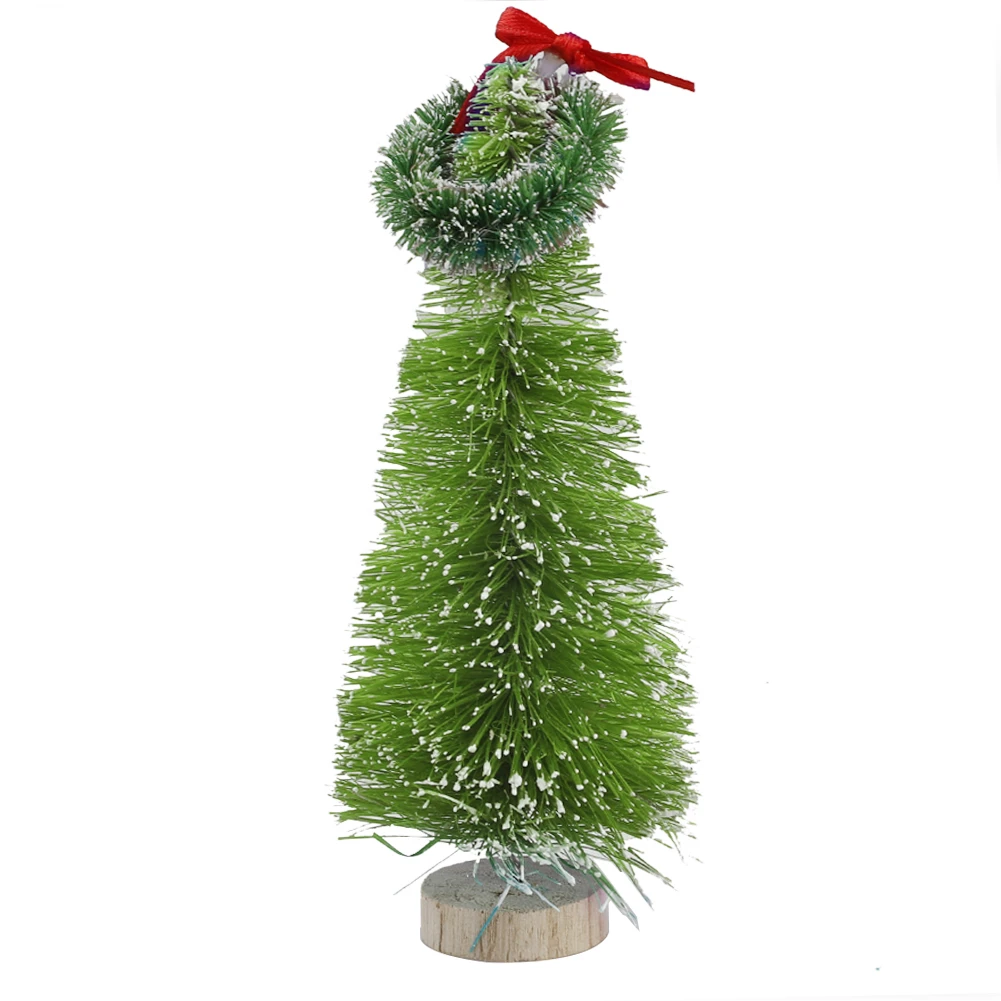 49 шт маленькое Рождественское дерево сизаль шелковая Снежная башня сосновая