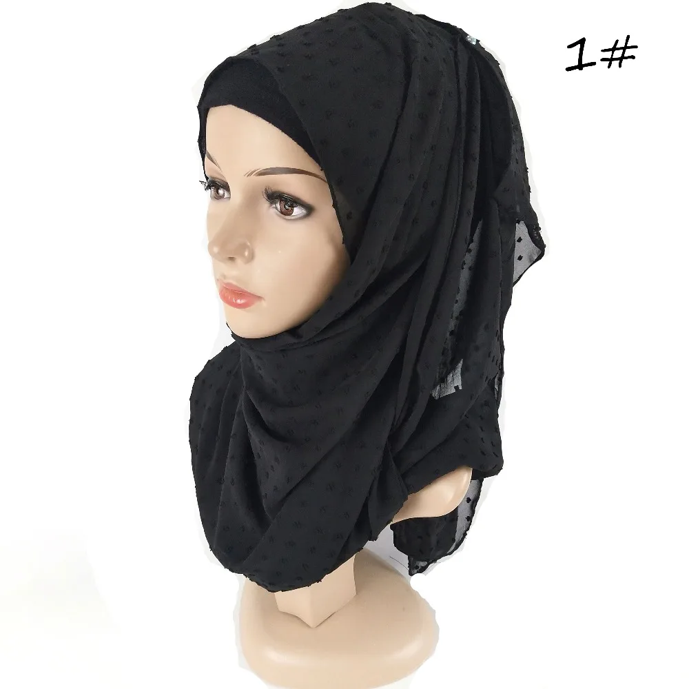 S87 10pcs High quality new chiffon material hijab scarf shawl women maxi wrap headband can choose colors