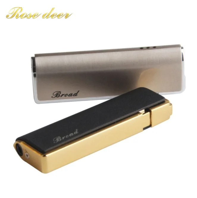 Новинка двухфлуоресцентная турбо-зажигалка Электронная зажигалка с синим