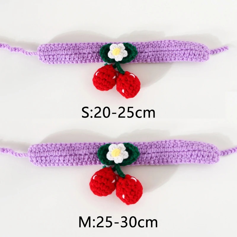 Шейный платок для домашних животных милый Плетеный вручную шейный с бабочкой