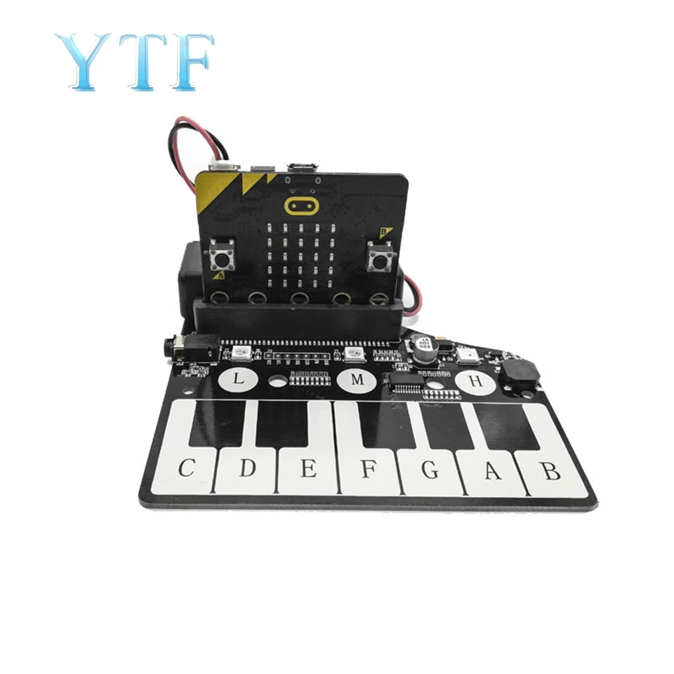 Микробитная Плата расширения фортепиано микро: бит развития музыки зуммер RGB