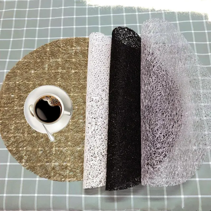 Подстилка под круглый стол Нескользящие подставки столовые коврики обеденный