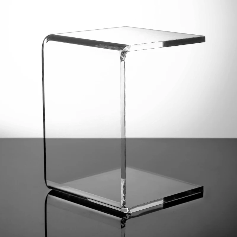 Акриловый маленький табурет прозрачный u-образный детский домашний