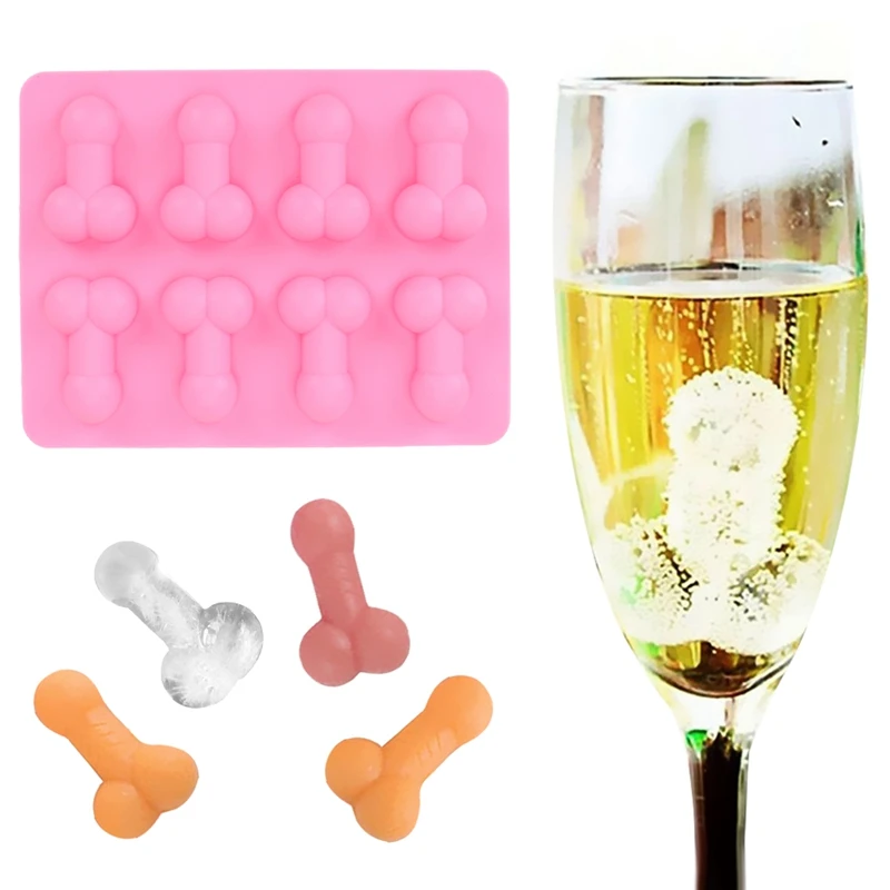 Cute Sexy Penis Cake Mold For Soap Birthday Fondant Chocolates Ice and 8 Shape dick Cream Creative | Дом и сад