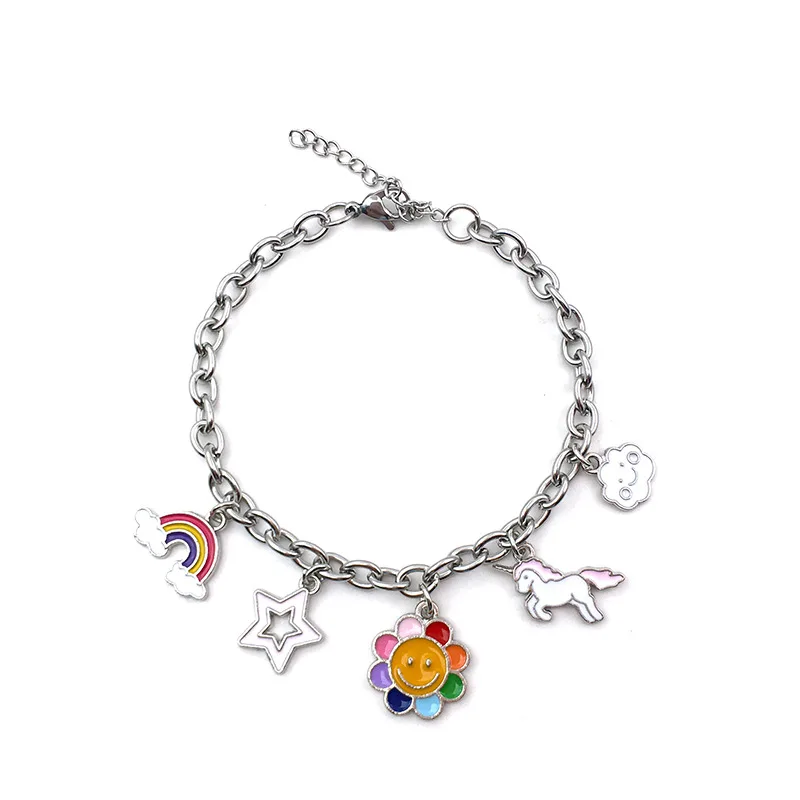 Браслеты с подвесками из нержавеющей стали шт./упак. для мужчин и женщин 25 см |