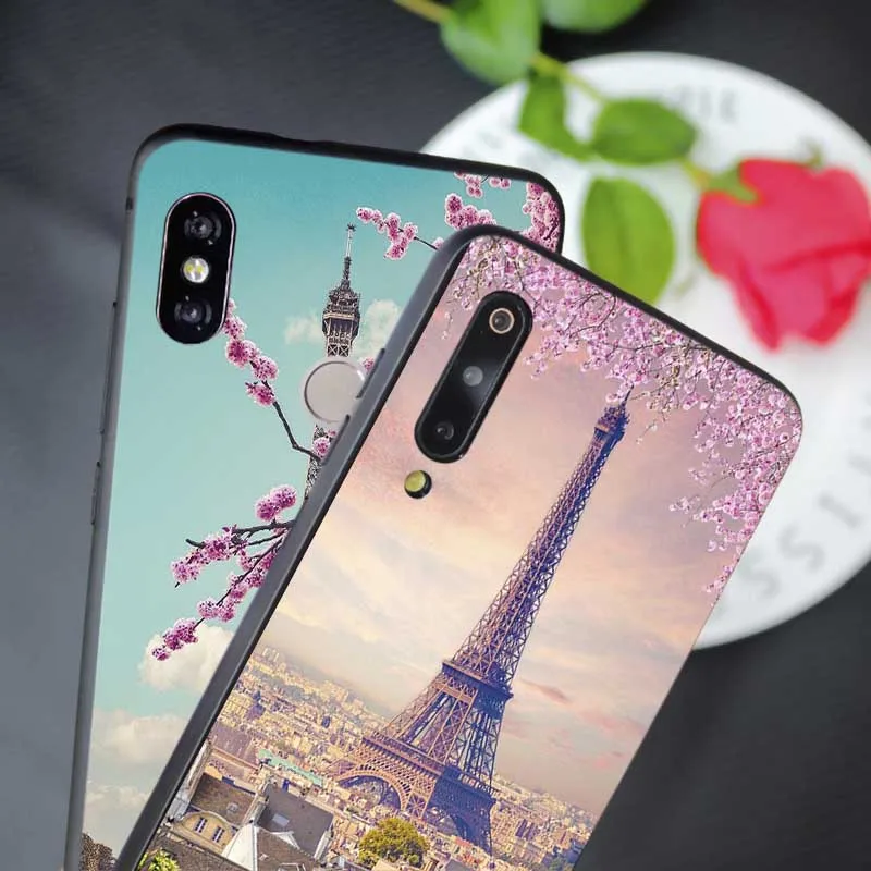 Для Samsung galaxy note 8 9 10 pro plus Прозрачный мягкий силиконовый чехол для телефона Париж