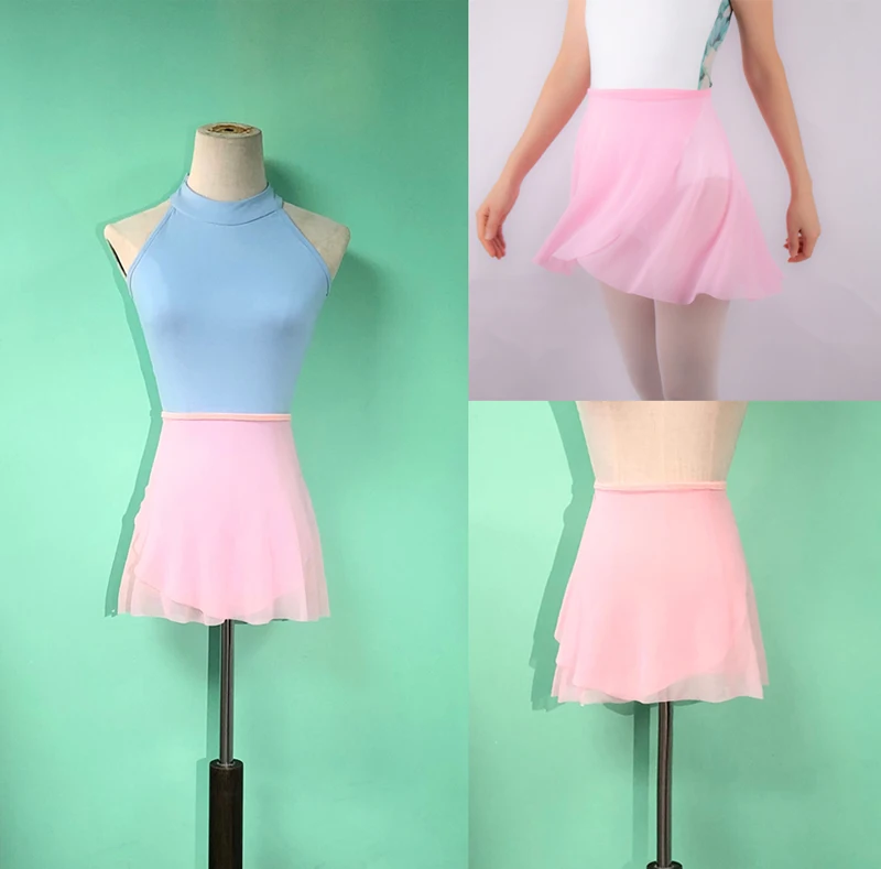 Маленький фартук для балета Высококачественная Мягкая сетчатая однотонная