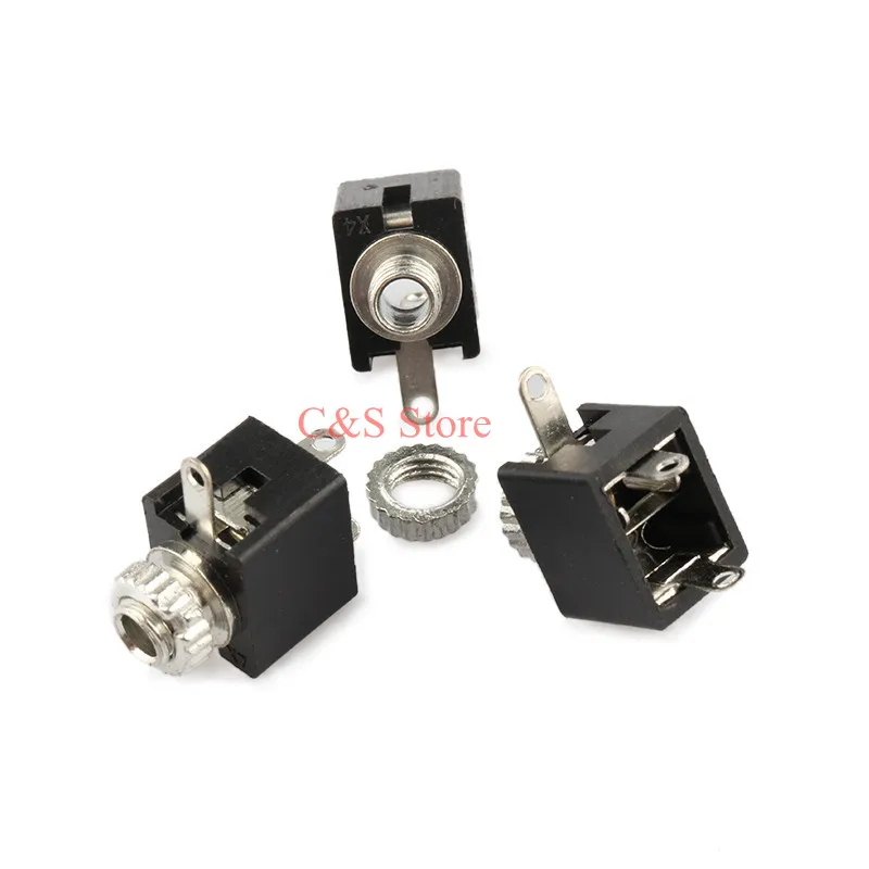 100 шт. разъем для наушников 2 5 мм|l connector|channel pin |