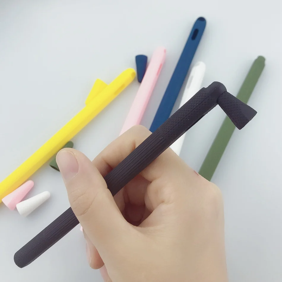 Мягкий чехол для Apple Pencil 2nd, силиконовый чехол-держатель для стилуса, совместимый с iPad Pencil 2, защитный чехол для планшета (art.: 3a389481abc) - 3a389481abc