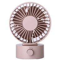 mini portable quiet usb desk fan home office electric oscillating table cooler top sellingpink
