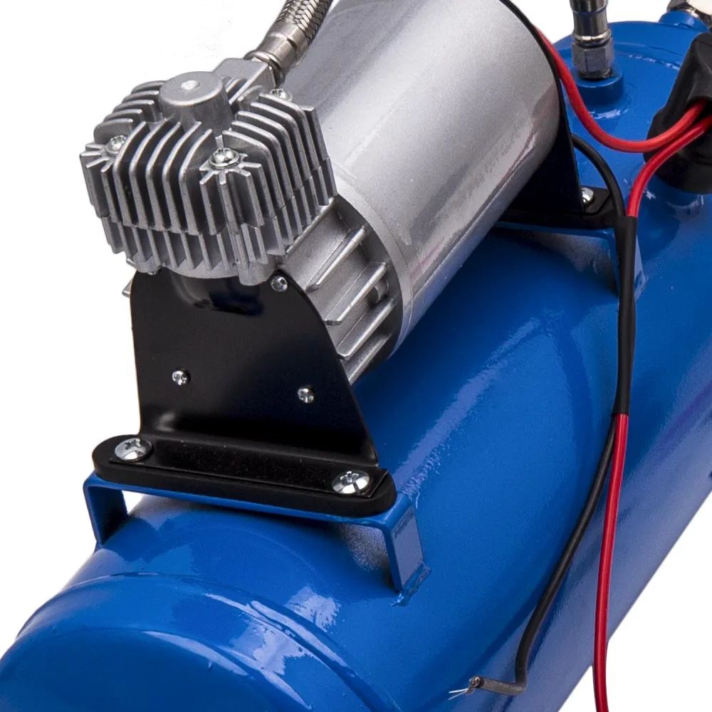 4 трубы 12 В 24 автомобильный звуковой сигнал поезда воздушная Компрессорная