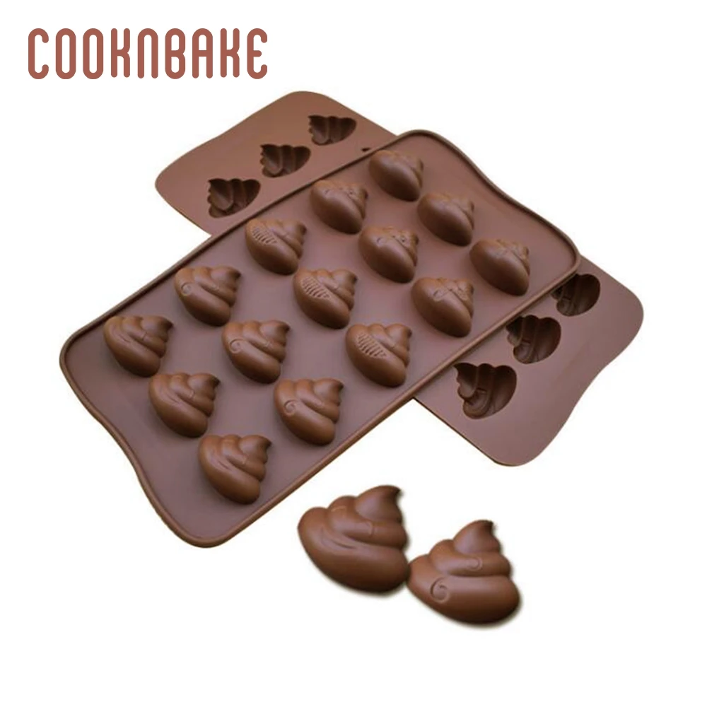 COOKNBAKE силиконовая форма для шоколада в форме какашки конфет мастики печенье