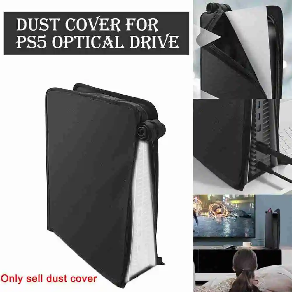 

Optical Drive Digital Console Game Console Scratch-resistant Leather Shell Protective Cover Dust Cover For Sony PS5