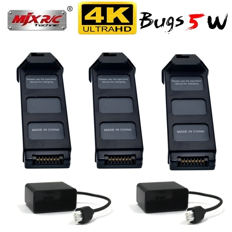 Обновление 7 6 V LiPo Батарея для MJX R/C Bugs 5W B5W 4K запасные части радиоуправляемого