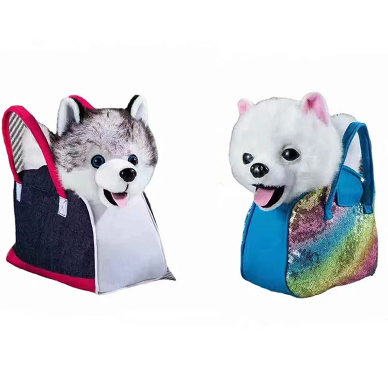 Электронная Интерактивная игрушка-собака с ручкой робот-щенок пение домашних