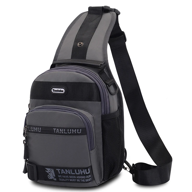 

Men Shoulder Bags Nylon Chest Bag Multifuncional Crossbody Bags Fashion Sport Travel Sling Bag Messenger Pack Bolsa For Male