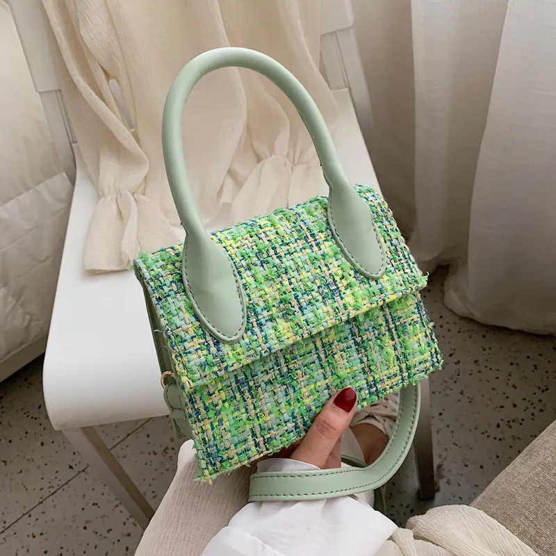 Женская сумка через плечо 2019 Осенняя новая известная шерстяная на брендовая