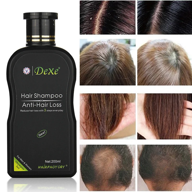 

hair care Dexe Hair Shampoo Set Anti-hair Loss Chinese Herbal Hair Growth Product Prevent Hair Treatment For Men & Women 200ml
