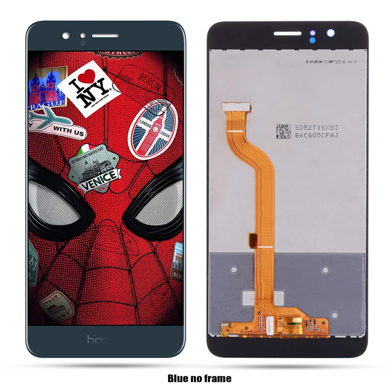 Для Huawei Honor 8 ЖК-дисплей сенсорный дигитайзер в сборе для 5 2 дюйма FRD-L19 L09 с рамкой