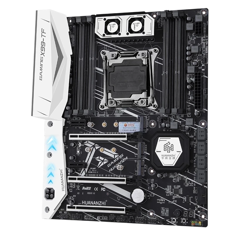 

HUANANZHI X99-TF X99 Motherboard ATX Server Intel with XEON E5 2678 V3 DDR3 DDR4 RECC memory combo kit set NVME SATA 3.0 USB3.0