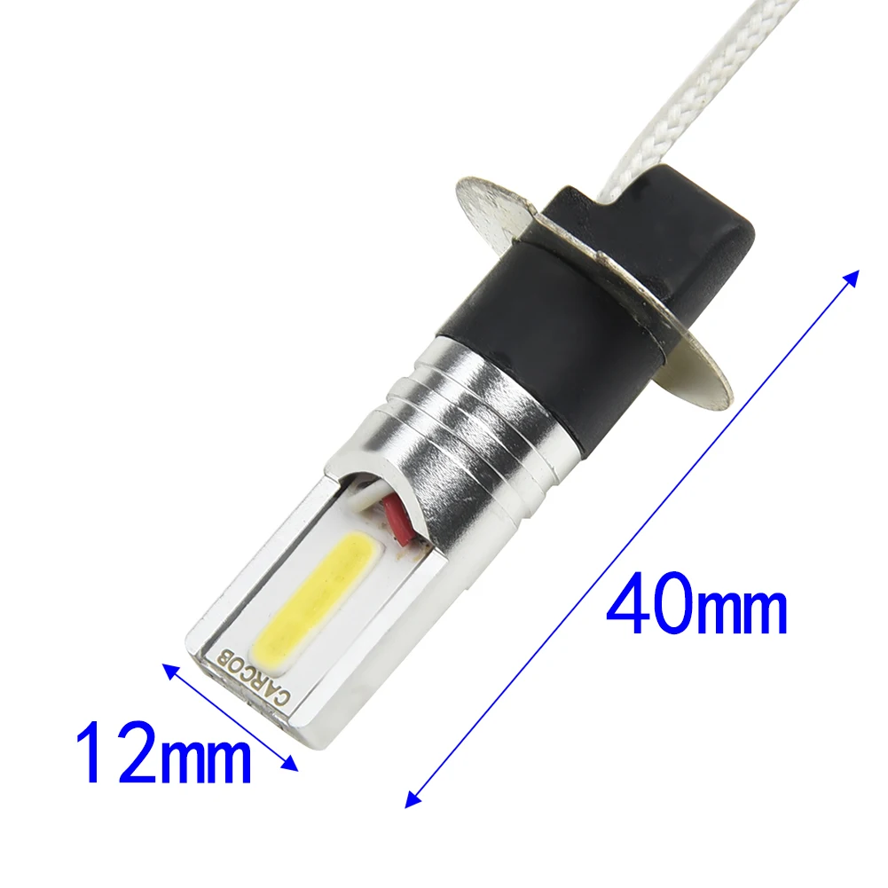 

Replacement LED Headlight Bulb High Power Waterproof 2pcs H3 Double Sided