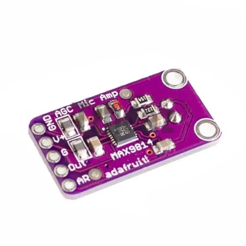 Микрофон MAX9814 плата с автоматическим управлением усилением для Arduino