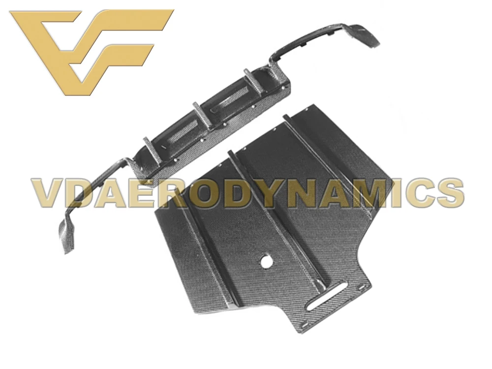 Подходит для 2012-2014 Benz W204 C63 VAD-RZ из углеродного волокна задний диффузор бампер |