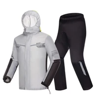 raincoat men waterproof raincoat suit motorcycle fashion sports r rain jacket light soft 210t nylon rain coat 3d reflect light